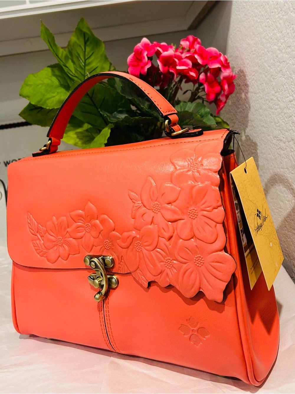 Patricia Nash Coral Satchel